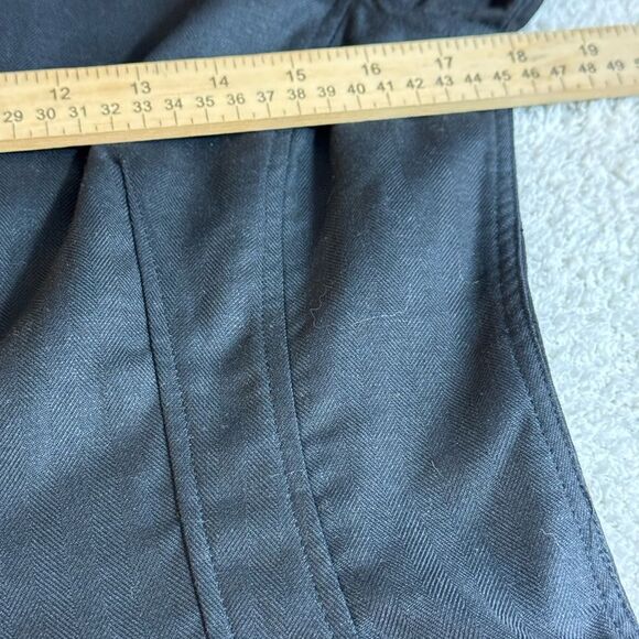 Romi Basha Blazer Womens Size Small Toni Linen Cotton Blend Black woven New - Picture 8 of 13